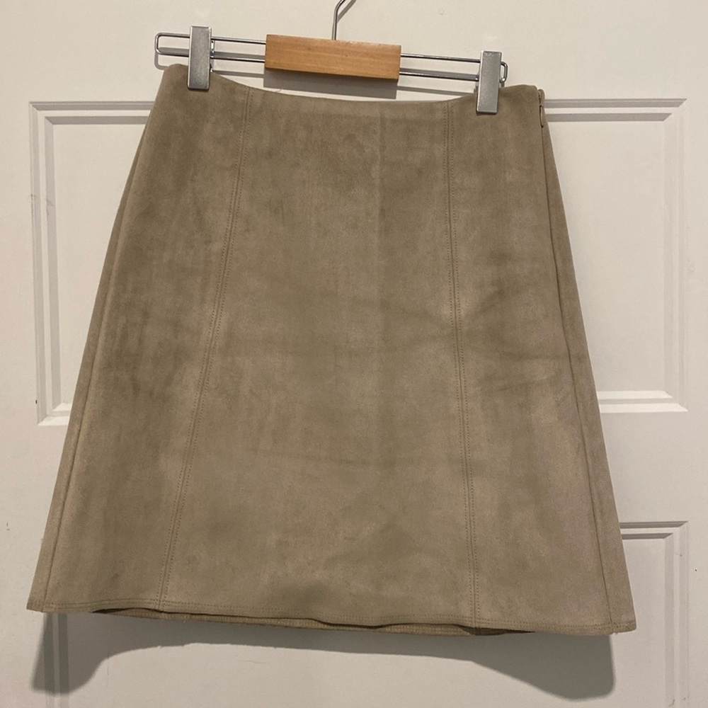Aritzia vegan suede skirt